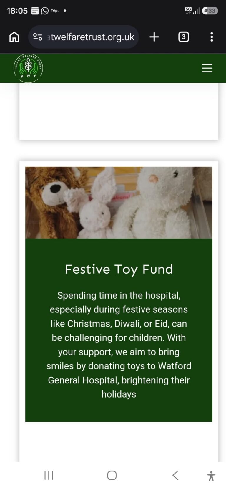Festive Toy Fund – Bringing Smiles to Little Faces 🧸💚